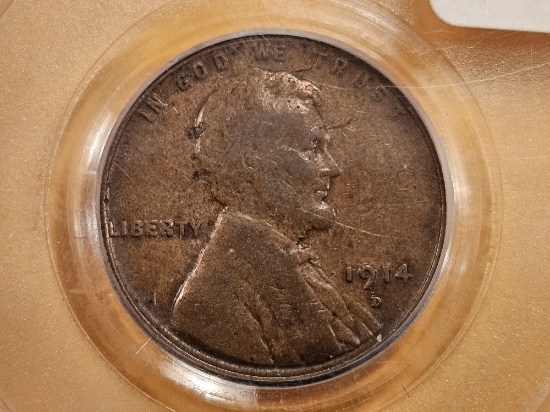 * KEY DATE! PCGS 1914-D Wheat cent in Very Fine - 20