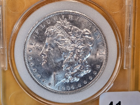 GSA 1904-O Morgan Dollar in MS-66