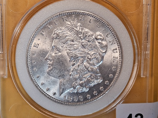 GSA 1896 Morgan Dollar in MS-66