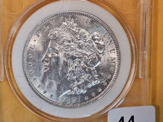 GSA 1887 Morgan Dollar in MS-66