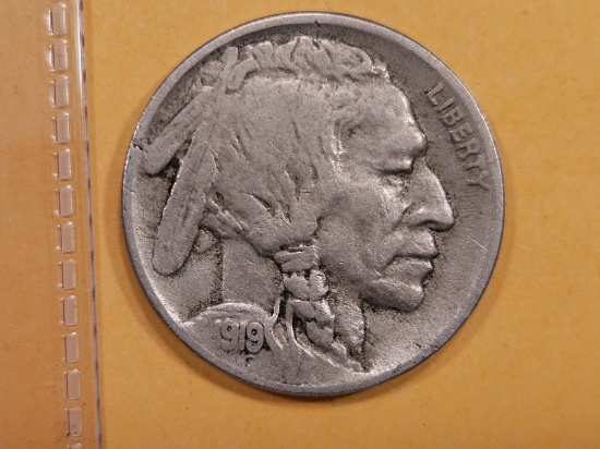 Semi-Key 1919-D Buffalo Nickel