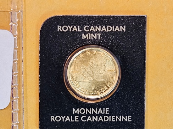 GOLD! GEM Brilliant Uncirculated 2020 Canada Gold fifty cents