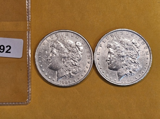 1889 and 1896 Morgan Dollars