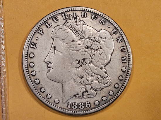 Little better 1886-S Morgan Dollar