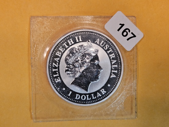 GEM Proof 1999 Australia Silver Dollar