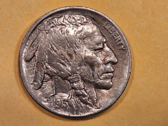 Brilliant Uncirculated 1913 Type 1 Buffalo Nickel