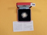 2003 Great Britain Proof Deep Cameo Piedfort Silver One Pound