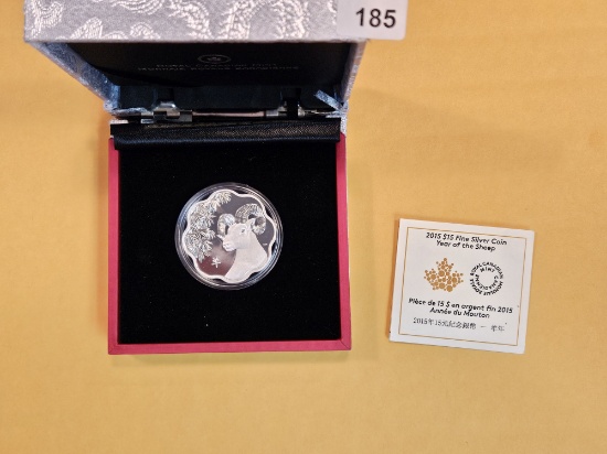 2015 Canada Gem proof Deep Cameo Silver $15