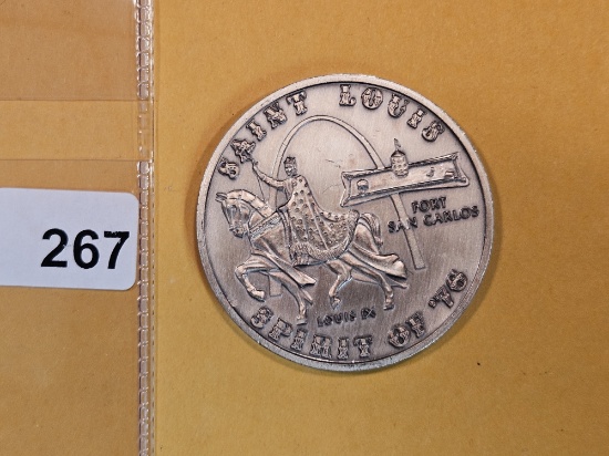 One Troy ounce .999 fine silver art Medal