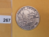 One Troy ounce .999 fine silver art Medal