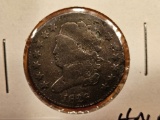 1826 Coronet Head Half-Cent
