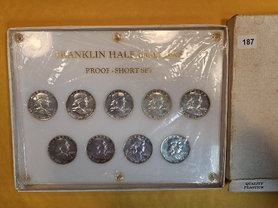 COMPLETE Franklin Proof Silver Half Dollar Short Set