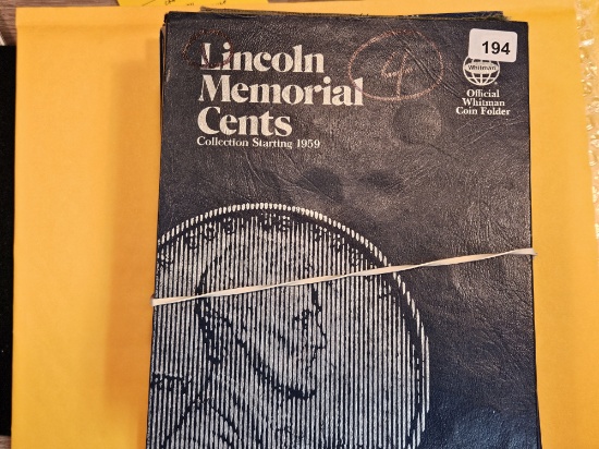 Seven Lincoln Cent albums