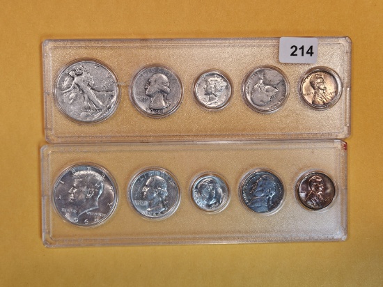 1944 and 1964 Year Coin sets