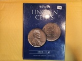 Mostly Full Lincoln Cent album 1909 through 1958-D