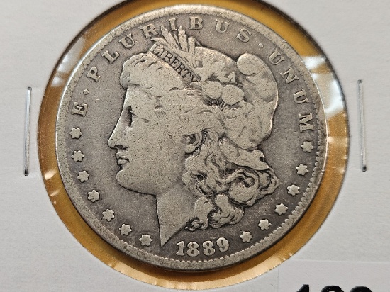 ** KEY DATE! ** 1889-CC Morgan Silver Dollar