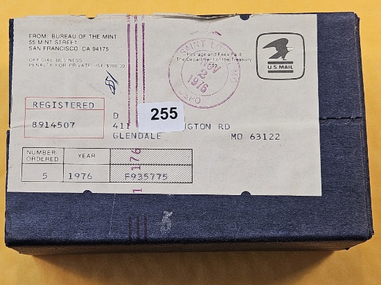 Five 1976 US Proof Sets in OGP