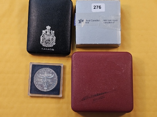 Four Canadian Mint Silver Commemorative Coins