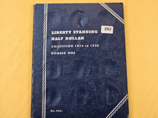 Partially Filled Standing Liberty Half Dollar Whitman Album