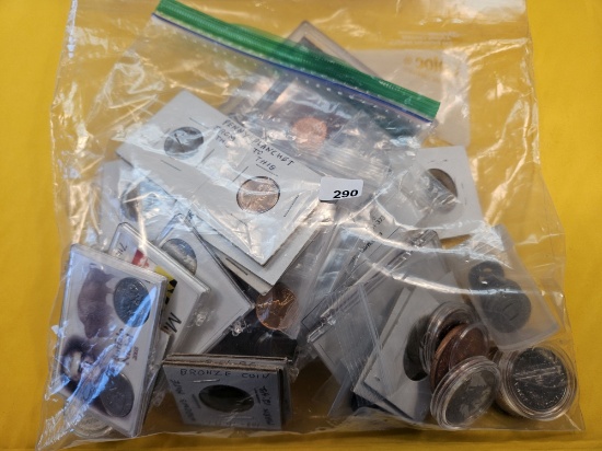 Bag of Mixed Exonumia and Numismatic Fun!