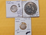 Two Coins from India and one from Kutch