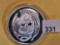 One Troy ounce .999 fine silver art proof round