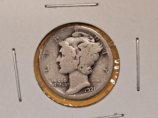 Key Date 1921-D Mercury Dime