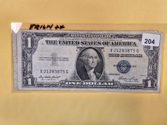 Two 1935-E One Dollar Silver Certificates