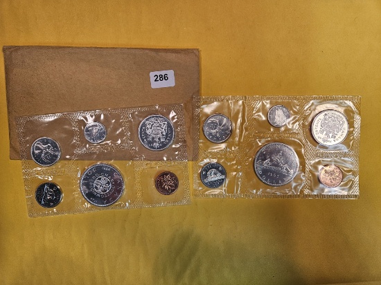 Two silver Proof-like Canada Coin Sets
