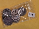 Twenty mixed silver Quarters