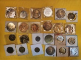 EXONUMIA! Twenty-four tokens and medals