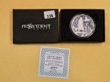 One Troy ounce .999 fine silver art proof round