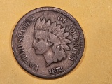 Semi-Key 1872  Indian Cent