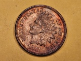 Brilliant About Uncirculated plus 1874 Indian Cent
