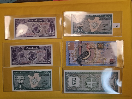 Ten lovely mixed world notes