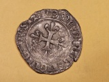 1380 - 1422 France Charles VI ar Gros