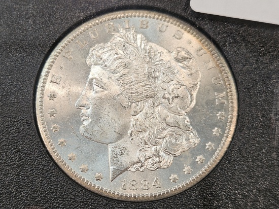 KEY DATE! GSA 1884-CC Morgan Silver Dollar in Choice Brilliant Uncirculated plus