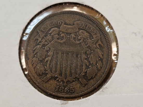 1865 Two-Cent Piece
