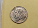 GOLD! Brilliant Uncirculated 1945 Mexican $2.5 Peso Gold