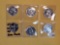 Six GEM Proof Silver half Dollars!