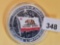 One Troy ounce .999 fine silver Proof art Round