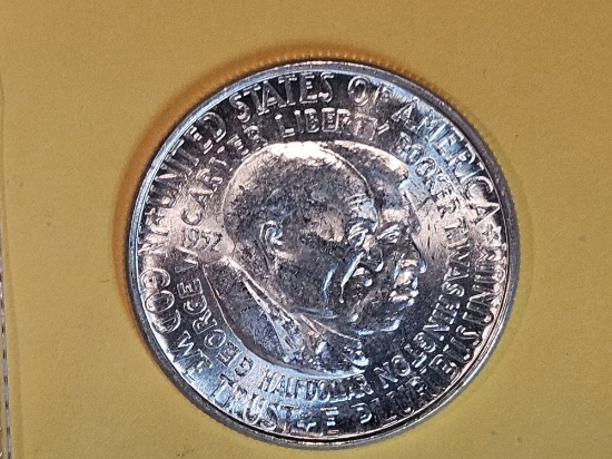 Very Choice Brilliant Uncirculated 1953 Commemorative silver half dollar