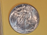 Very Choice to GEM Brilliant Uncirculated 1945 Walking Liberty Half Dollar