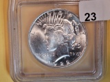GEM! ICG 1922 Peace Dollar in Mint State 65