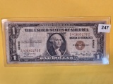 1935-A One Dollar Silver Certificate Brown Seal