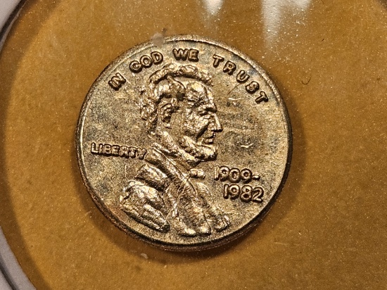 GOLD! 14k Gold Lincoln cent replica