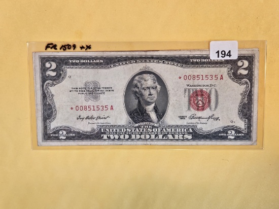 Two $2 US Notes