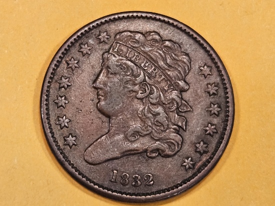 1832 Classic Head Half-Cent in Very Fine - 30