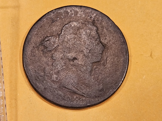 1798 Draped Bust Large Cent in Good