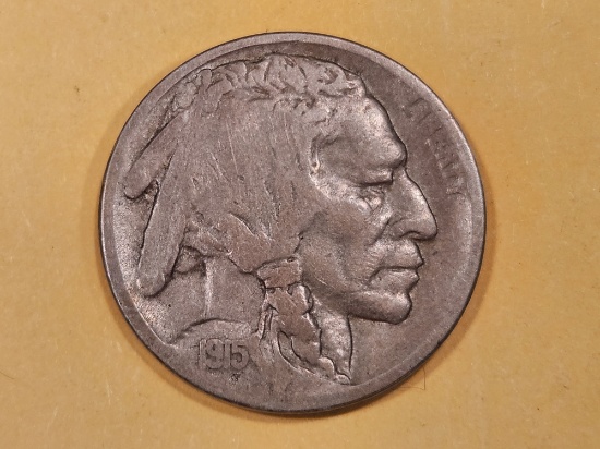 Semi-Key 1915-D Buffalo Nickel